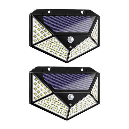 [Pack] Lot de 2 lampes solaires LED pour l'extérieur