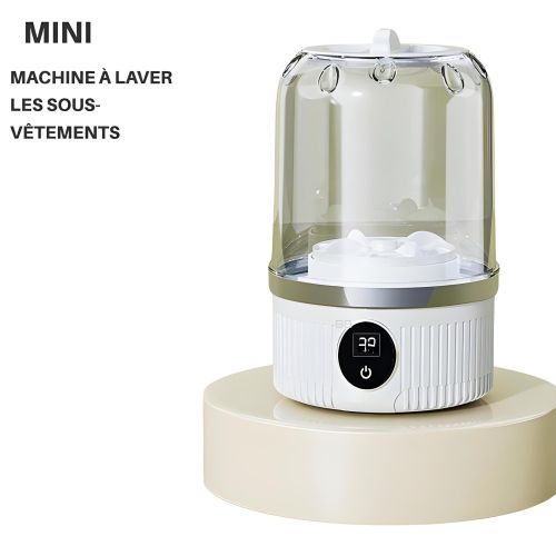 Generic Mini machine à laver portable rechargeable pour sous-vêtements - image 2