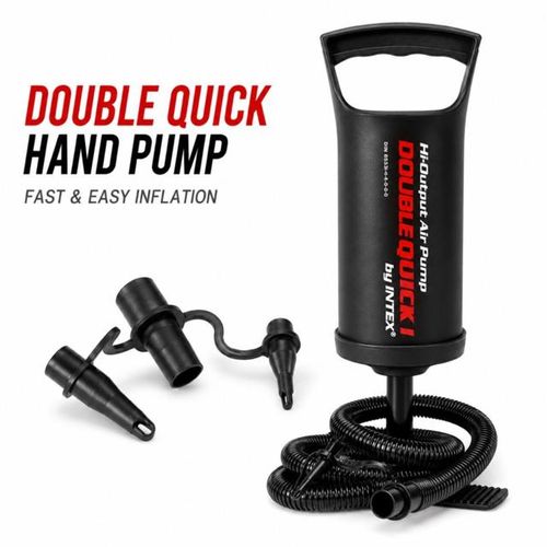 Generic Gonfleur à Main Double Action Intex Double Quick – Pompe pour Matelas et Bouées - image 2