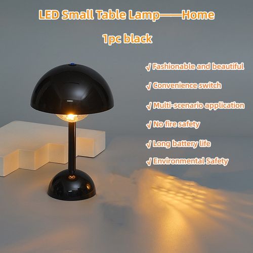 Generic 1PC LED Champignon Petite Lampe De Table,Mini Veilleuse De