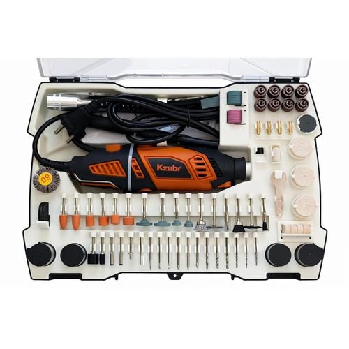 product_image_name-Generic-Pack Ultime Mini-Meuleuse Professionnelle KZUBR 170W – 190 Accessoires Premium – Vitesse Variable 8000-35000 rpm – Arbre Flexible Haute Précision – Coffret Deluxe Transparent – Modèle KDG170-190-1