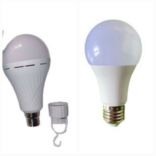 Led Ampoule LED DE SECOURS 7W Ou 12W- RECHARGEABLE ET ÉCONOMIQUE - Blanc -  Prix pas cher