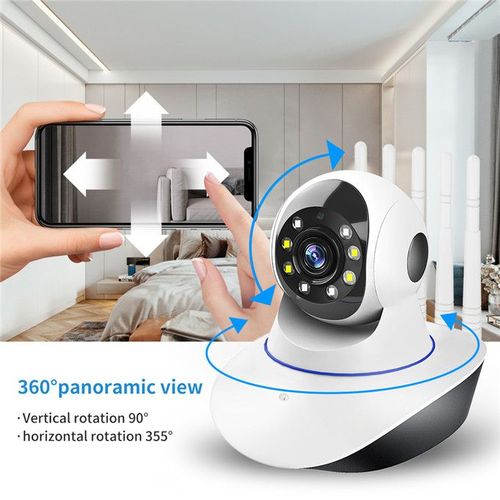 Generic Caméra WiFi 1080P 360° Pour La Surveillance IP De La Maison - Prix  pas cher