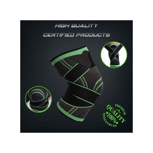 Generic Genouillère Élastique - Vert / Noir