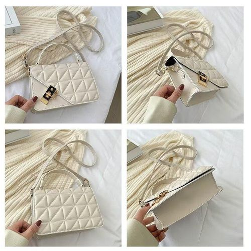 product_image_name-Fashion-Ladies Handbag Leather Handbags Women Crossbody Bag Shoulder Bags Sling Bag Hobo Bag White-4