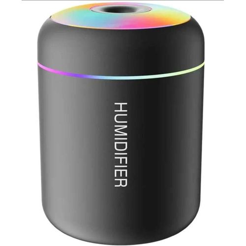 Generic Mini Humidificateur D Air - Diffuseur Avec Lumiere Coloree LED - image 3