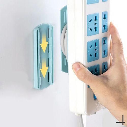 product_image_name-Generic-Support Mural Auto-Adhésif pour Multiprise (Design Coulissant) - Fixation Solide Sous Bureau ou au Mur - Gestion des Câbles, Installation/Retrait Facile-1