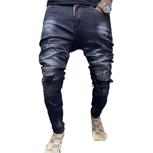 Fashion Pantalons Jeans Homme Noir Prix pas cher Jumia CI