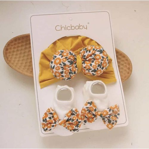 Fashion ACCESSOIRES BÉBÉ – BARETTE+CHAUSSETTE