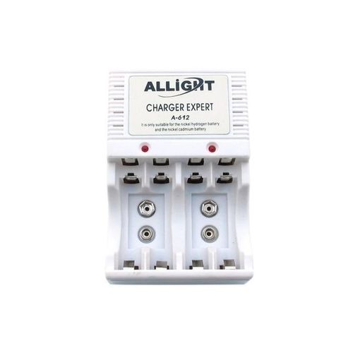 Allight Chargeur Pour 4 Piles Rechargeables Avec Couverture - Blanc