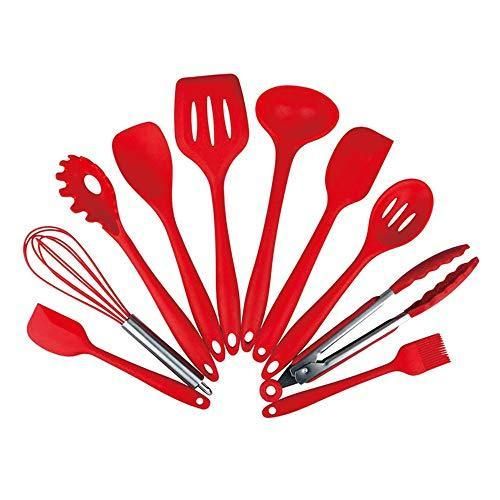 Generic Ensemble de 10 ustensiles de cuisine en silicone résistant à la chaleur - image 3