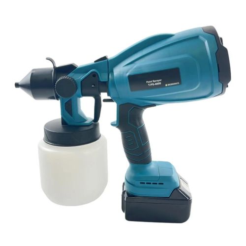 product_image_name-Generic-Pistolet à Peinture Sans Fil Rechargeable + Batteries - Pour des Finitions Impeccables en Moins de Temps !-1