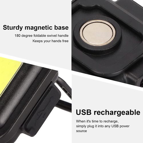 Generic Mini LED Rechargeable USB Porte-clés Portable Décapsuleur - image 4