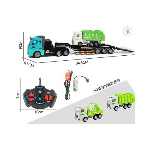 4ch télécommande camion jouets conteneur tête de camion modèle