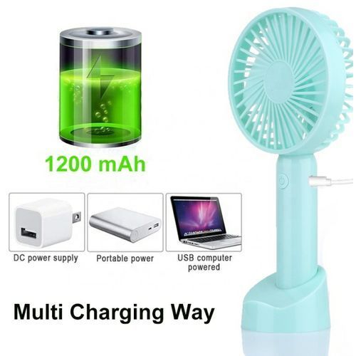 Generic Mini ventilateur portable,ventilateur à main avec écran LED,USB, ventilateur pour le cou à prix pas cher