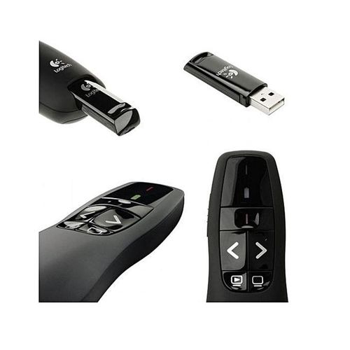 Generic Pointeur Laser - 2.4 Ghz - USB - Pour PowerPoint - Noir