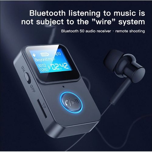 Generic Lecteur MP3 HD HiFi, 3.5 Mm, émetteur Récepteur USB Bluetooth 5.0,  Adaptateur Audio Sans Fil - Prix pas cher