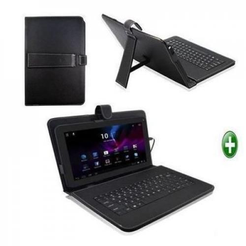 Generic Etui Avec Clavier Compatible Tablette 7 + Ecouteur Offert - Prix  pas cher