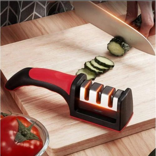 Generic Aiguiseur De Couteaux Manuel - Affuteur De Cuisine 3 Etapes - image 3