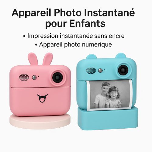 product_image_name-Generic-Appareil Photo Instantané pour Enfants – Impression Instantanée-1