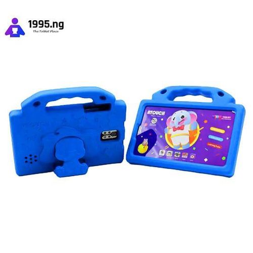 product_image_name-Atouch-Tablette enfant KD56 Avec Sac Au Dos 8 pouce haute qualité à bas prix, 8 Go + 256 Go, Android, jeux éducatifs, prise de photos, avec coffret cadeau crayon réseau 5G, double SIM Couleur : Blue-1