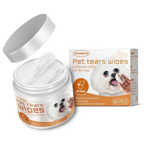 Generic Lingette En Coton Pour Animaux De Compagnie, Dissolvant De  Déchirure Pour Chien Et Chat,60 Pièces - Prix pas cher