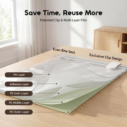 oraimo home VacEase Compact Durable Vacuum Storage Bags (6 pcs) - image 7