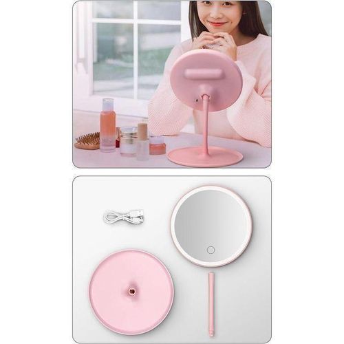 product_image_name-Generic-Miroir De Maquillage LED De Bureau Avec Lumière-3