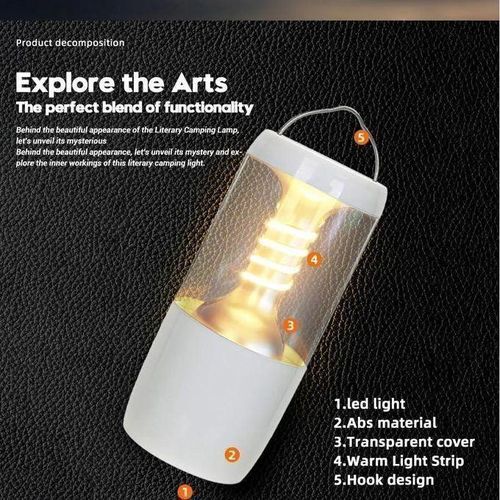 Generic Éclairage de tente d'extérieur rechargeable Lumière d'ambiance de camping - image 2