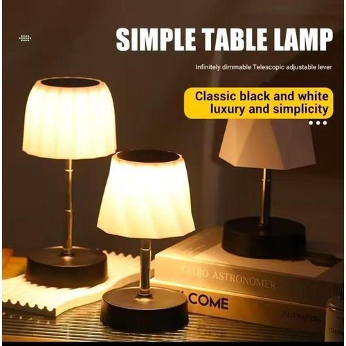 Generic Magnifique Veilleuses LED Tactiles à Gradation Continue, Lampe De Table Rétractable Aste Par USB - image 2