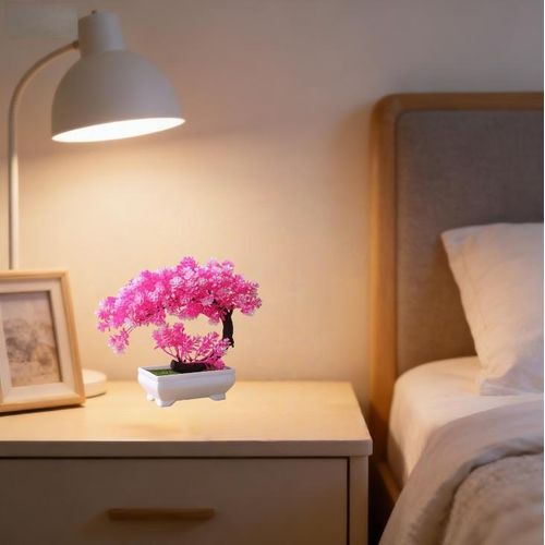 product_image_name-Generic-Plante A-rtificielle de Bureau Bonsai en Pot, Fleur A-rtificielle Miniature Ornement de Plante en Pot pour Décoration Intérieure Bureau Maison et Décoration de Bureau.-3