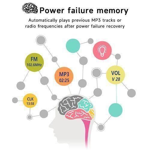 product_image_name-Generic-Poste auto Autoradio Numérique  - Bluetooth - Lecteur MP3 de Voiture - Mains Libres avec Micro Intégré - Ports USB, Carte SD et AUX - Puissance 60W x4 - Télécommande Incluse-5