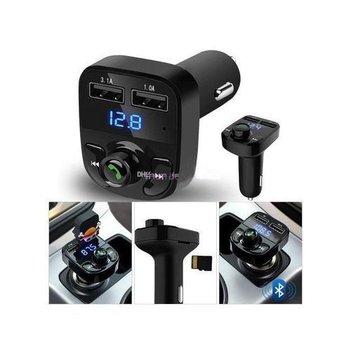 product_image_name-Generic-USB Chargeur De Voiture Mains Libres Sans Fil Bluetooth FM Transmetteur Avec Deux Ports-2