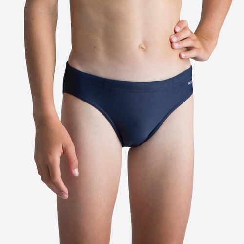Decathlon Maillot De Bain Natation Garçon - Slip 100 Basic - Bleu Marine - image 4