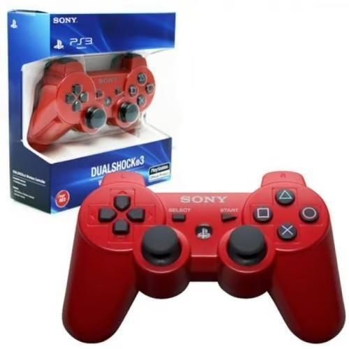 Generic  2 MANETTE PS3 ROUGE ORIGINALES - image 2