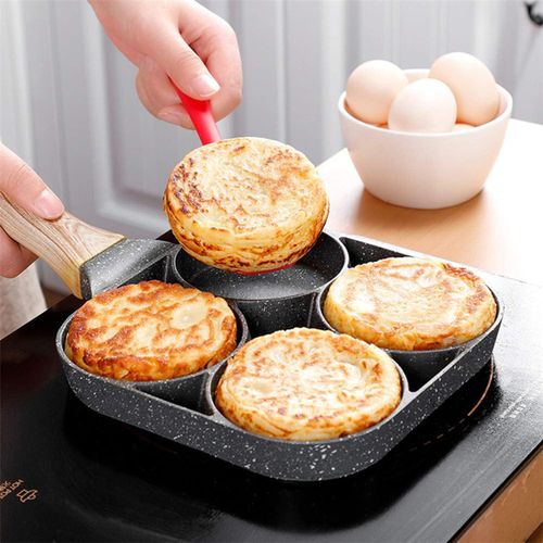 product_image_name-KITCHA-Poêle à 4 Compartiments Antiadhésive – Pour Œufs, Pancakes & Burgers, Compatible Gaz & Induction-5