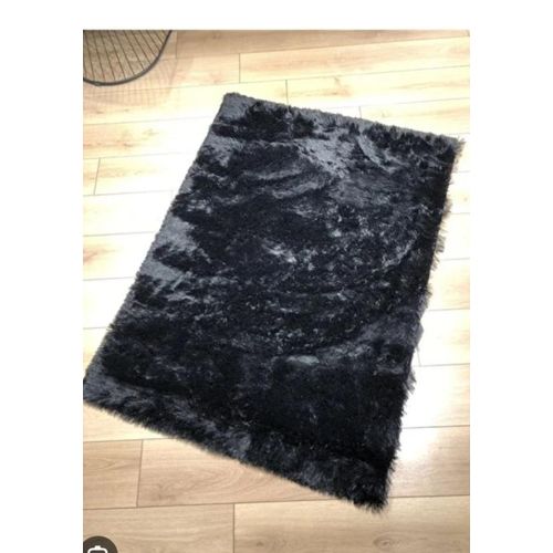 Generic Tapis de lit poil de caniche 80x120 Black a 12