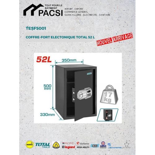 TOTAL  Coffre-fort électronique 52 litres - image 2
