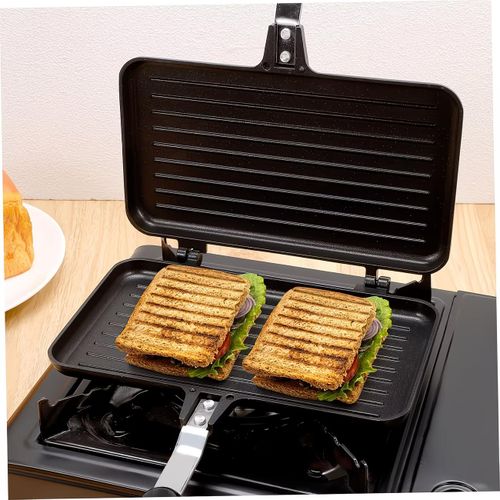 Generic Poêle à sandwichs – Double face, antiadhésive, facile à retourner - image 3