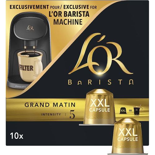 L'Or NESPRESSO® L'OR CAPSULES GRAND CAFE FILTRE DOUBLE INTENSITÉ 5  COMPATIBLE AVEC MACHINE L'OR BRISTA PHILIPS 3 PAQUETS - Prix pas cher