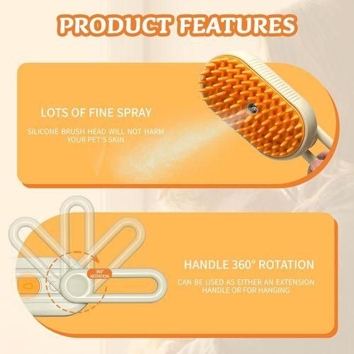 Generic Brosse à Poils De Chat à Vapeur 360 - image 4