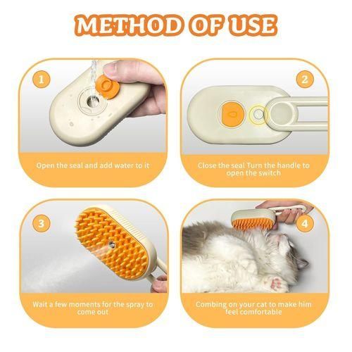Generic Brosse à Poils De Chat à Vapeur 360 - image 5
