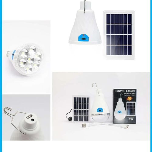 Generic Kit d'éclairage solaire et chargeur d'appareil - Blanc - image 6