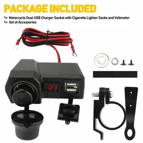 product_image_name-Generic-Prise allume-c-igare pour guidon de moto avec double chargeur USB et voltmètre à LED.-4