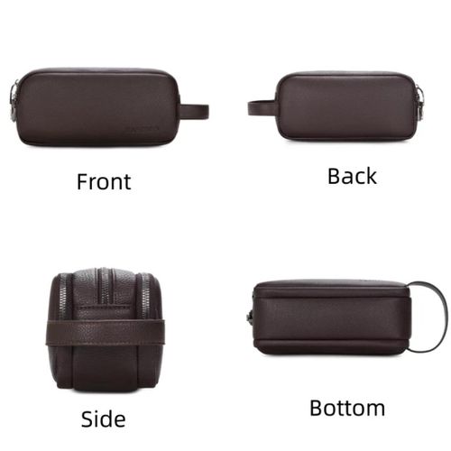 Mode Sac à serrure double compartiment - marron - image 3