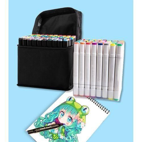 product_image_name-Generic-48 Pièces étudiant Anime Dessin Stylo Aquarelle Cahier Marqueur Stylo Ensemble-6