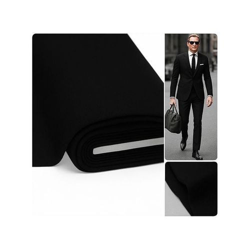 product_image_name-Fashion-Tissu Originals Pour Costume Complet Homme Noir (Veste + Pantalon), 3 Mètres-1