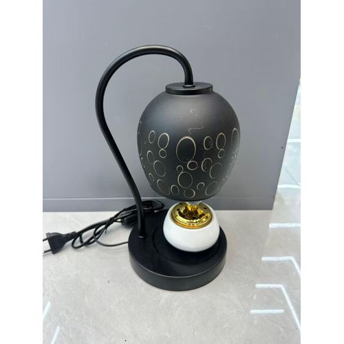 product_image_name-Generic-Brûleur d'Arôme de Luxe - Diffusion par Chaleur Halogène - Finition Onyx-1