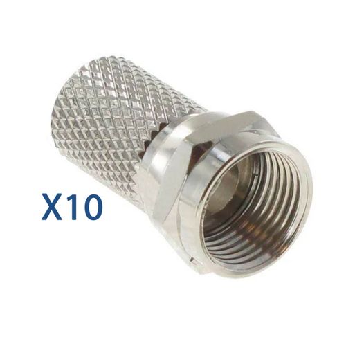 Generic 10 Pcs De Fiche F Pour Cable Coaxial