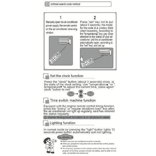 product_image_name-Generic-Télécommande Numérique - LCD - Pour Climatiseur - 1000 En 1 - Blanc-7